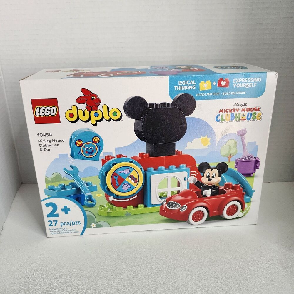 Lego Duplo Disney Mickey Mouse Clubhouse & Car Building Kit - Color Sorting